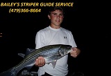 Striper fishing guide service